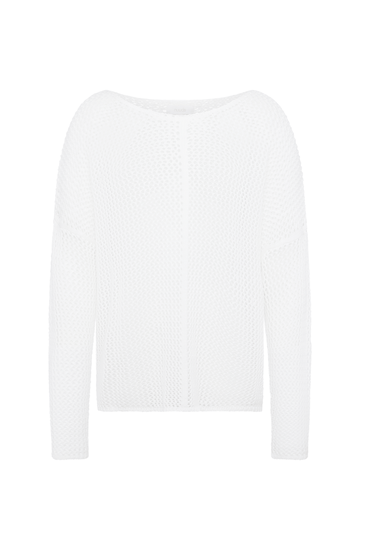 Open Knit Sweater | White