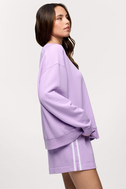French Terry Classic Crewneck | Orchid