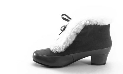 Alpen Retro Winter Booties (Brown/Ivory)