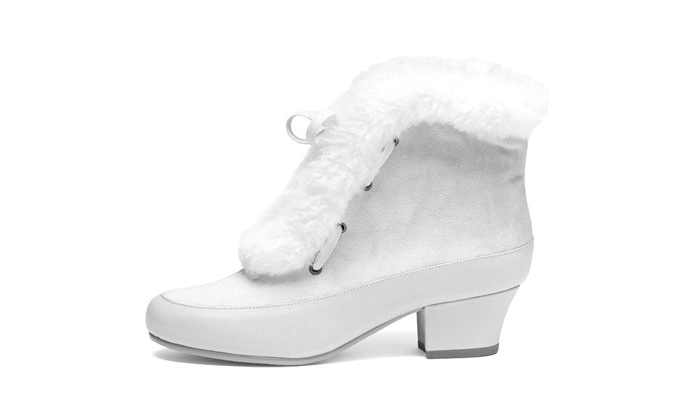 Alpen Retro Winter Booties (Candy Pink/Ivory)