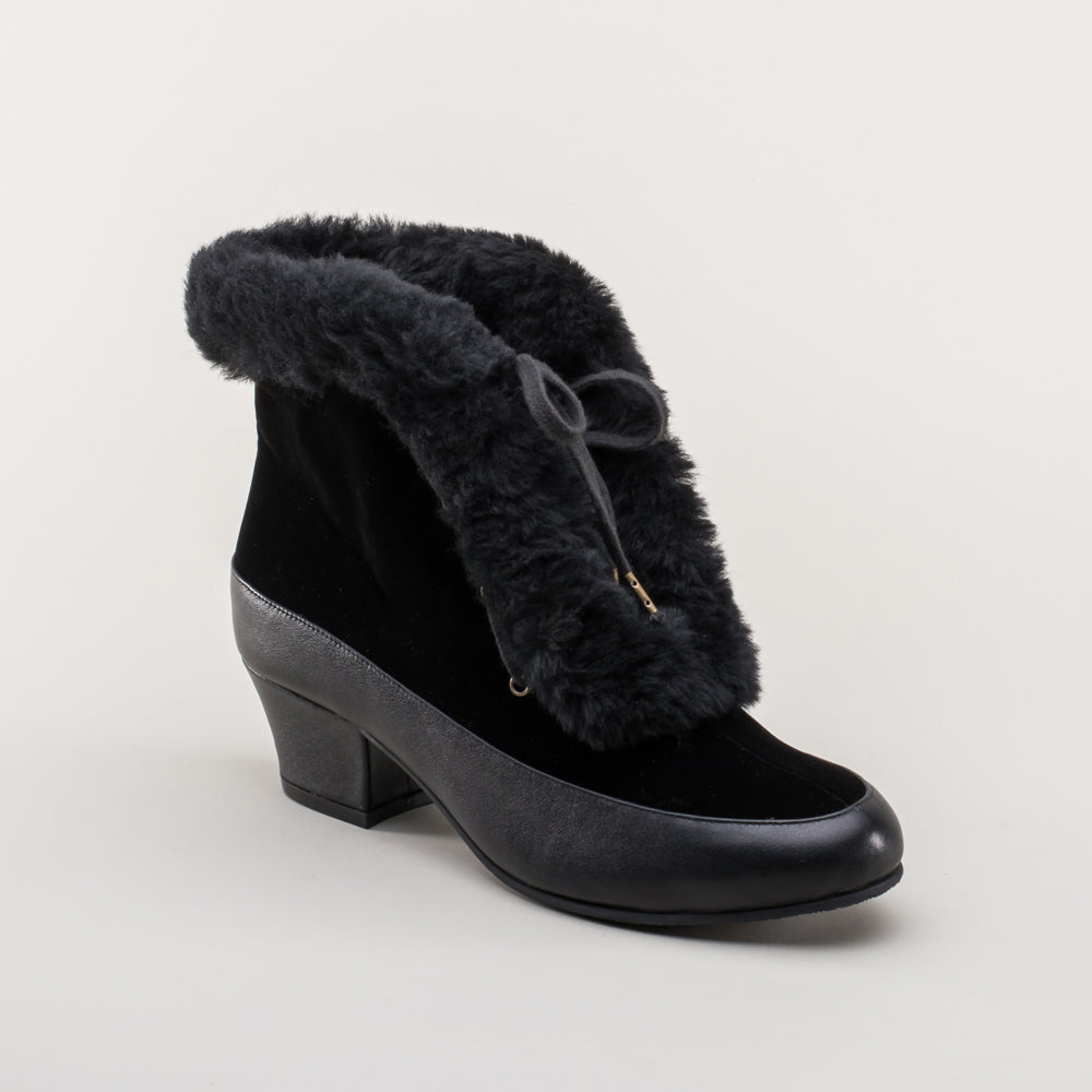 Alpen Retro Winter Booties (Black)