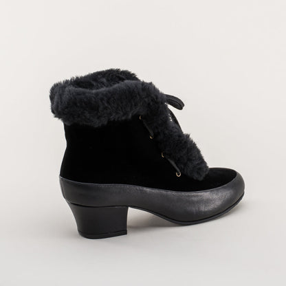 Alpen Retro Winter Booties (Black)