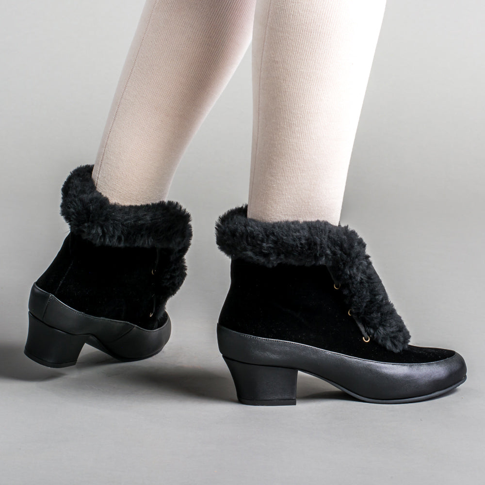 Alpen Retro Winter Booties (Black)