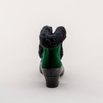 Alpen Retro Winter Booties (Emerald/Black)