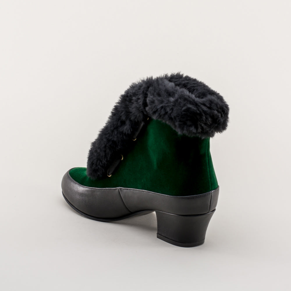 Alpen Retro Winter Booties (Emerald/Black)