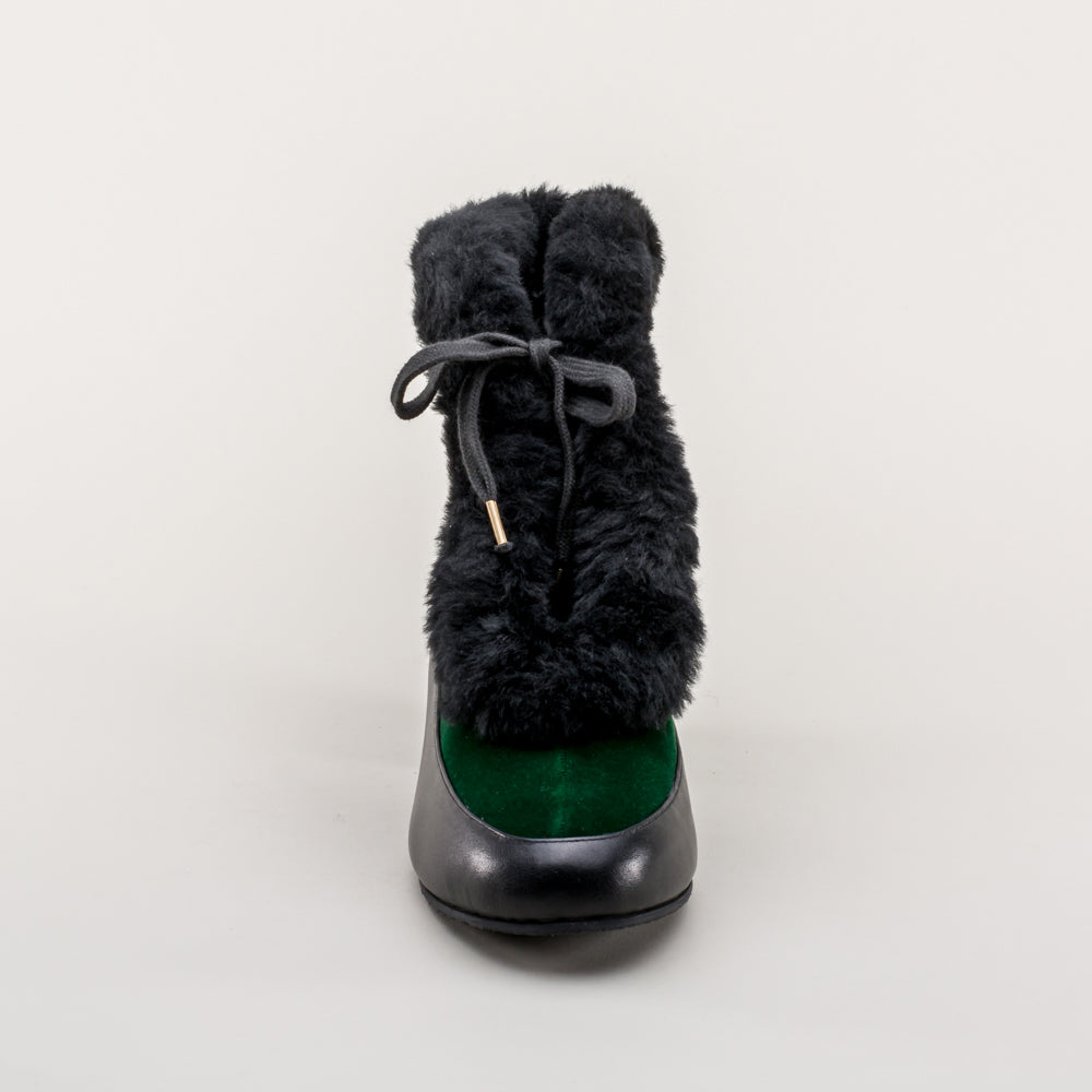 Alpen Retro Winter Booties (Emerald/Black)
