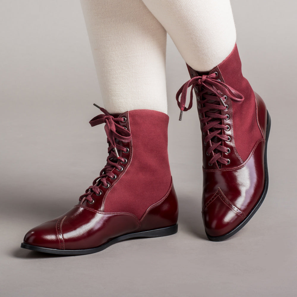 Anne Boots (Oxblood)