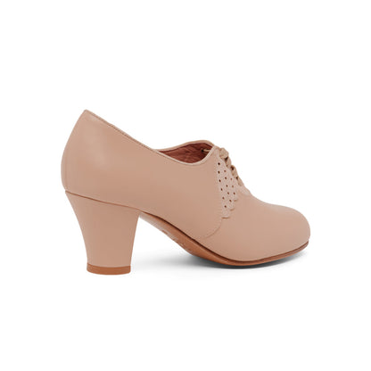 PRE-ORDER Annette Vintage Oxfords Wide (Almond)