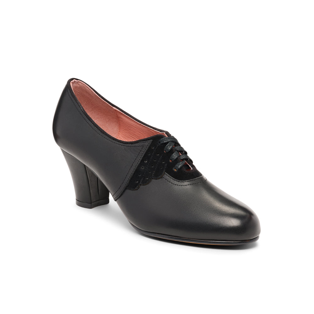 PRE-ORDER Annette Vintage Oxfords Wide (Black)