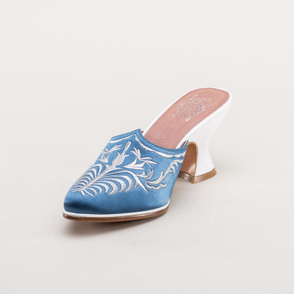 Antoinette 18th Century Mules (French Blue)