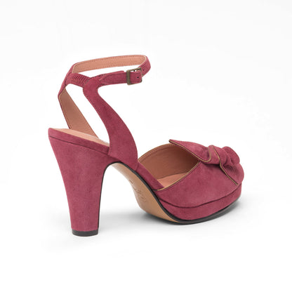 Ava Vintage Platforms (Plum)