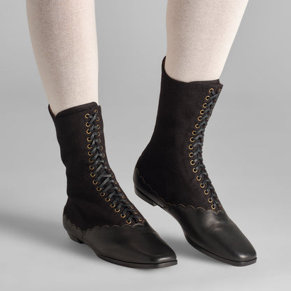 PRE-ORDER Balmoral Boots (Black)
