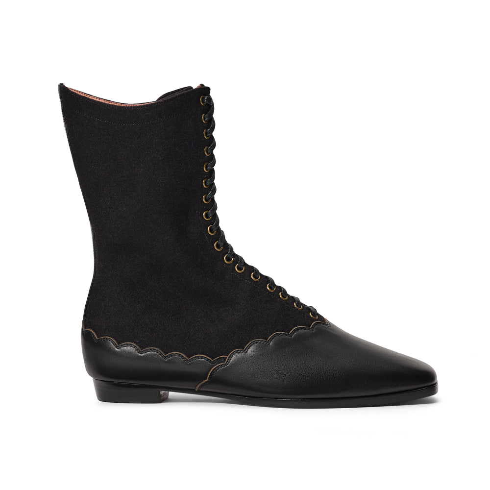 PRE-ORDER Balmoral Boots (Black)