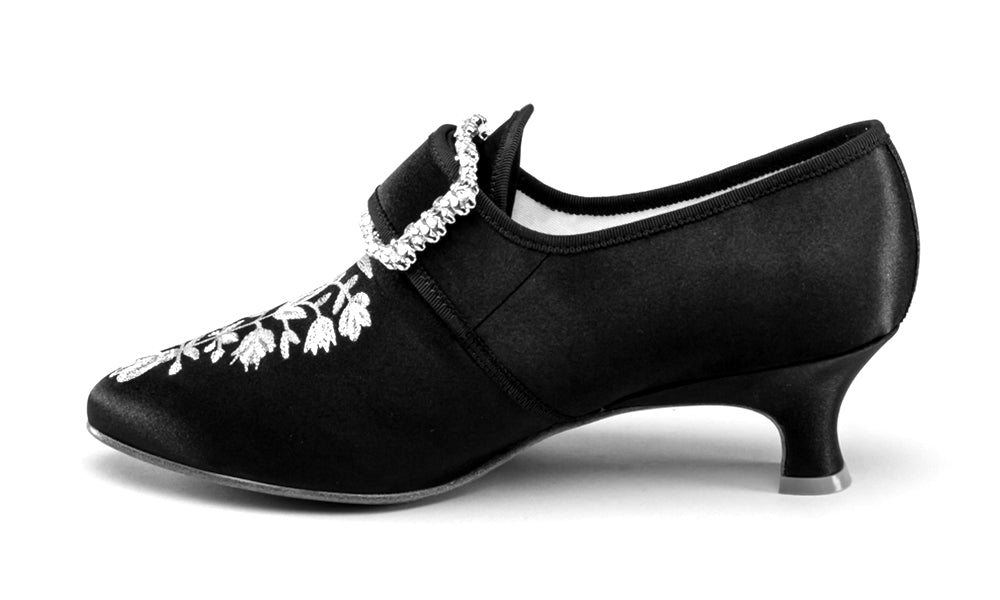 Primrose 18th Century Shoes (Black)