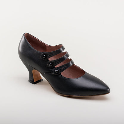 Bellatrix Edwardian Shoes (Black)