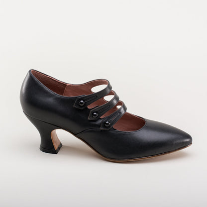 Bellatrix Edwardian Shoes (Black)