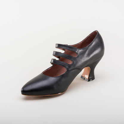 Bellatrix Edwardian Shoes (Black)