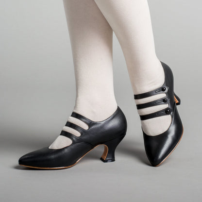 Bellatrix Edwardian Shoes (Black)