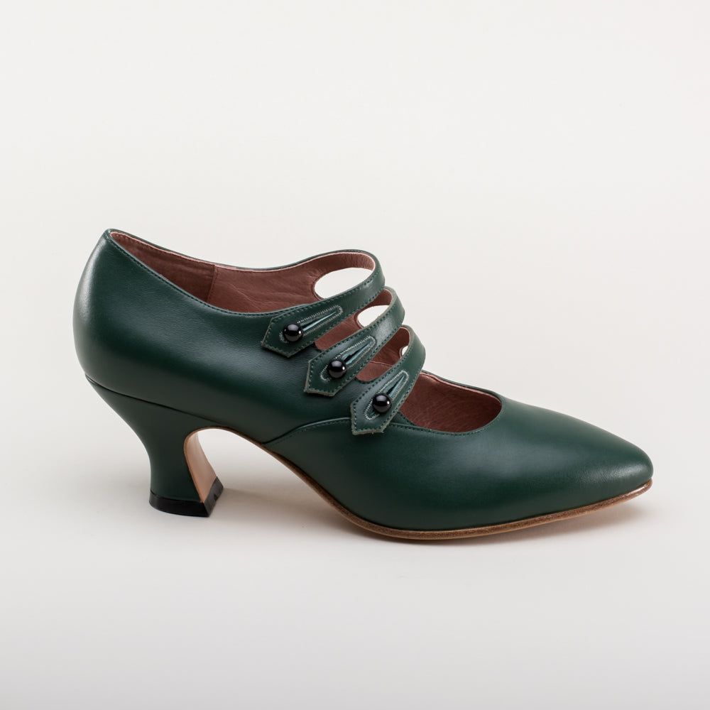 Bellatrix Edwardian Shoes (Green)