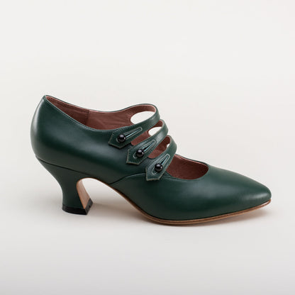 Bellatrix Edwardian Shoes (Green)