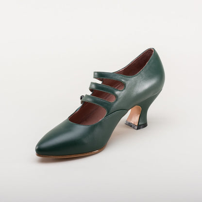 Bellatrix Edwardian Shoes (Green)