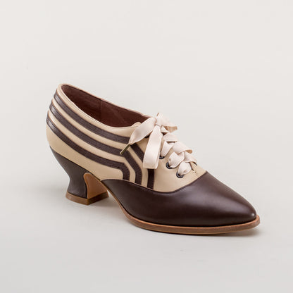 Bernadette Edwardian Oxfords (Tan/Brown)