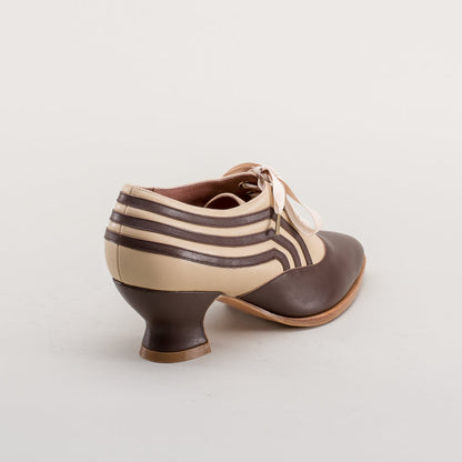 Bernadette Edwardian Oxfords (Tan/Brown)
