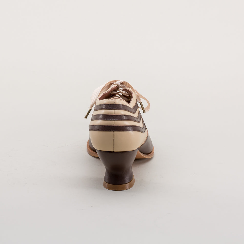 Bernadette Edwardian Oxfords (Tan/Brown)