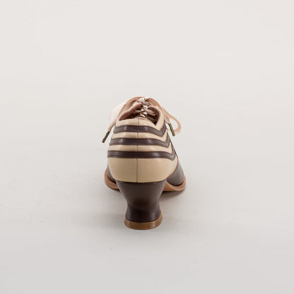 Bernadette Edwardian Oxfords (Tan/Brown)