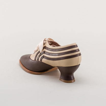 Bernadette Edwardian Oxfords (Tan/Brown)