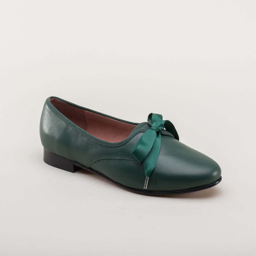 Bertie Regency Pumps (Green)
