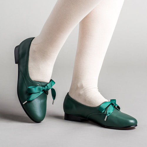 Bertie Regency Pumps (Green)