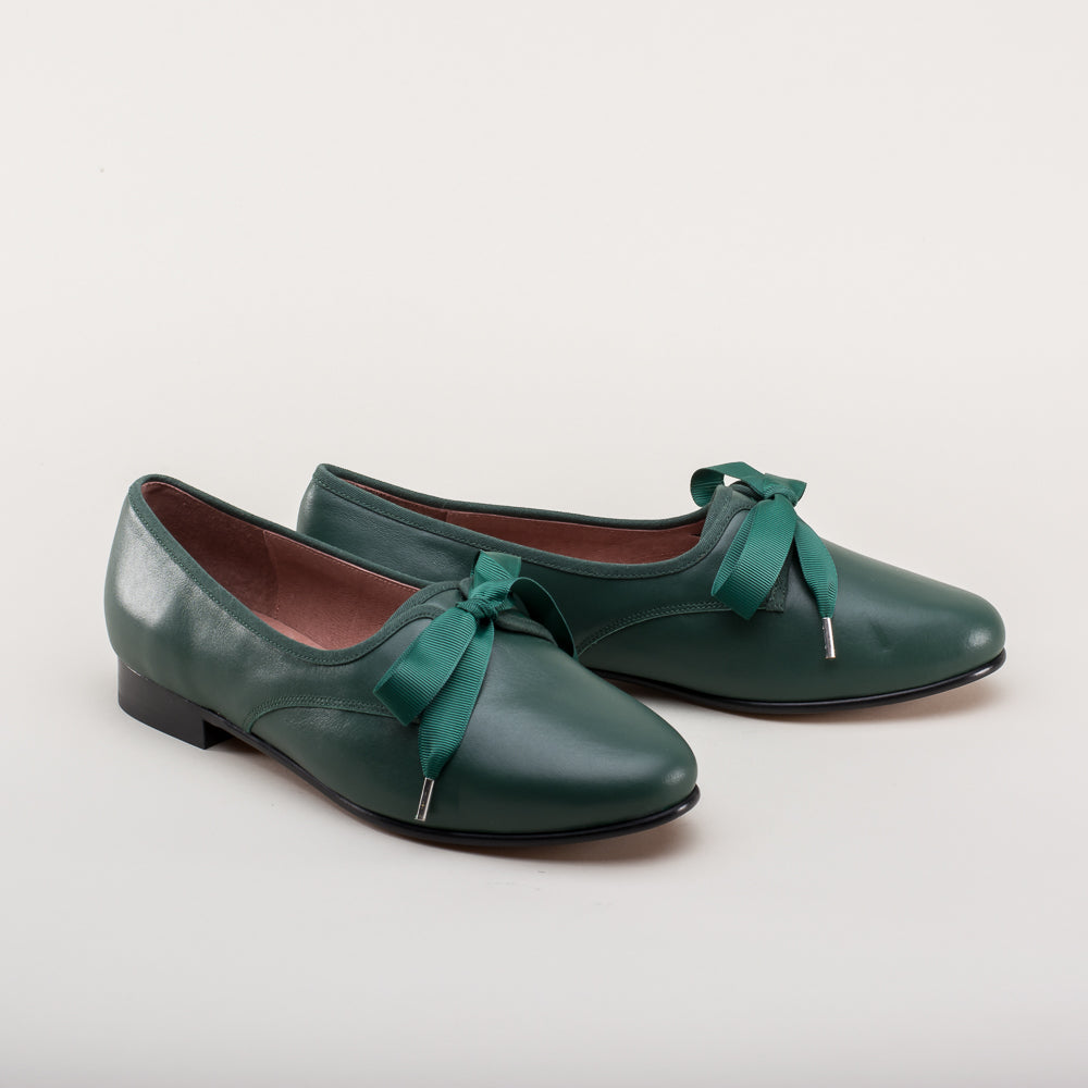 Bertie Regency Pumps (Green)