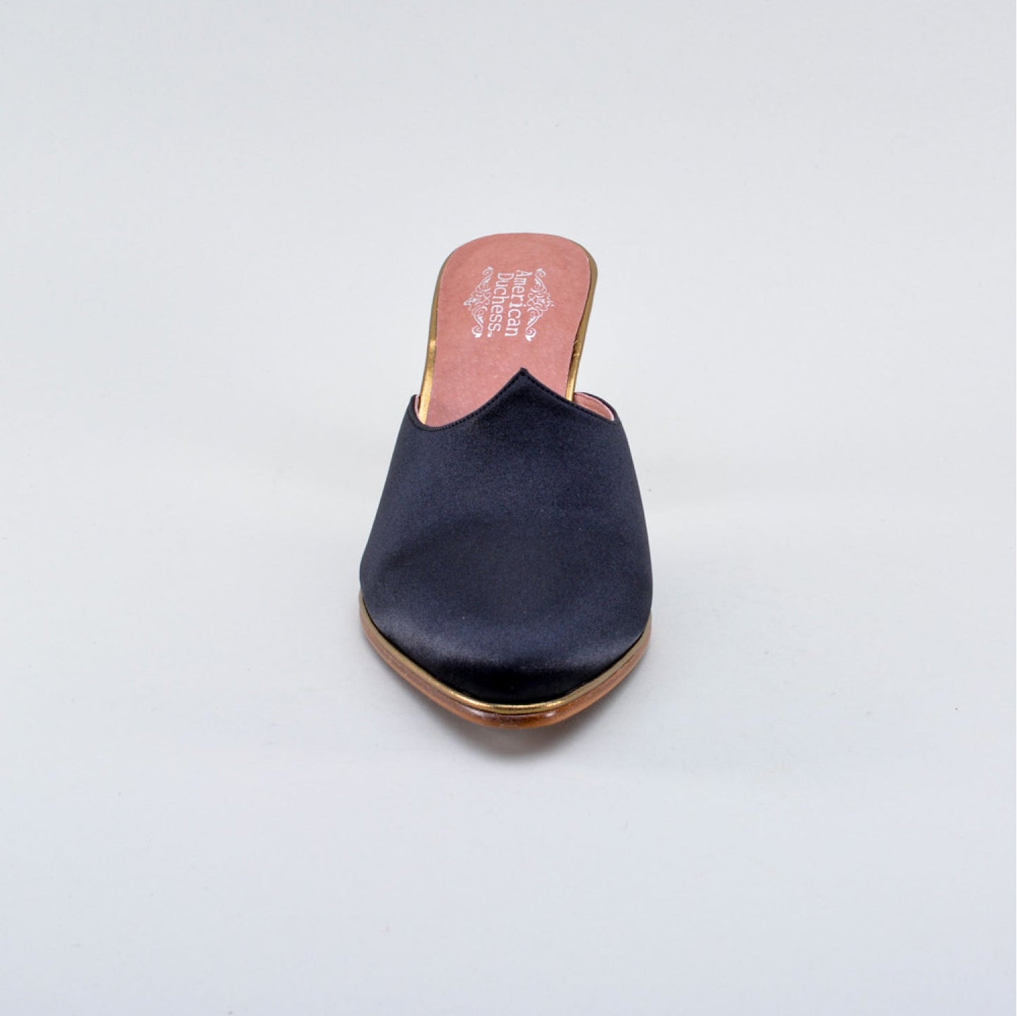 Charlotte 18th Century Mules (Black)