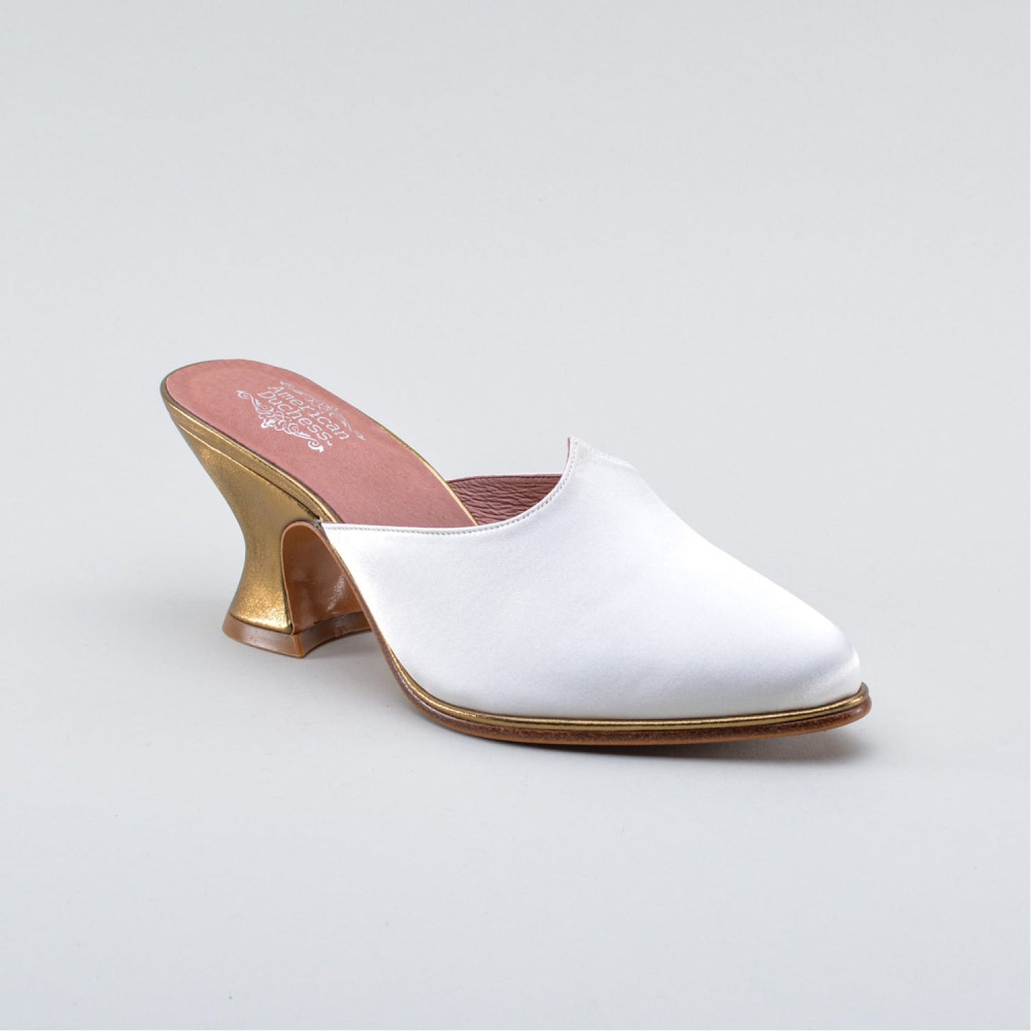 Charlotte 18th Century Mules (Ivory)