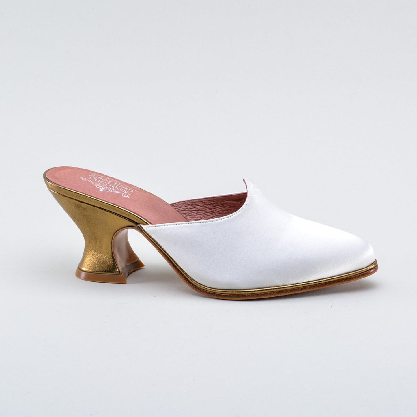Charlotte 18th Century Mules (Ivory)