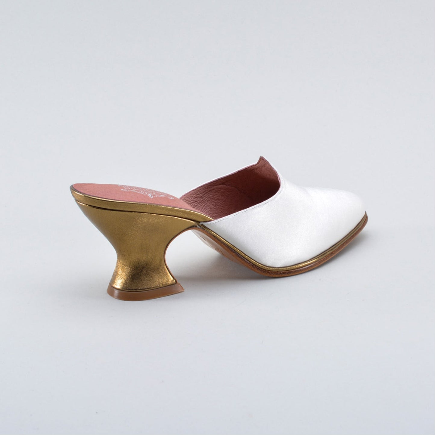 Charlotte 18th Century Mules (Ivory)