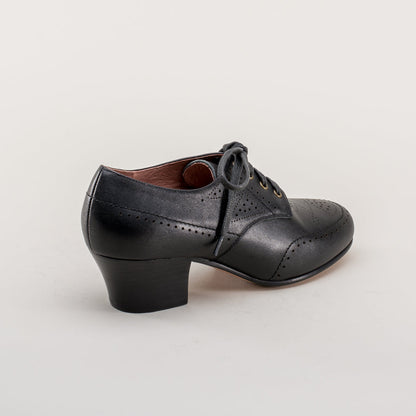 Claire 1940's Oxfords Wide (Black)