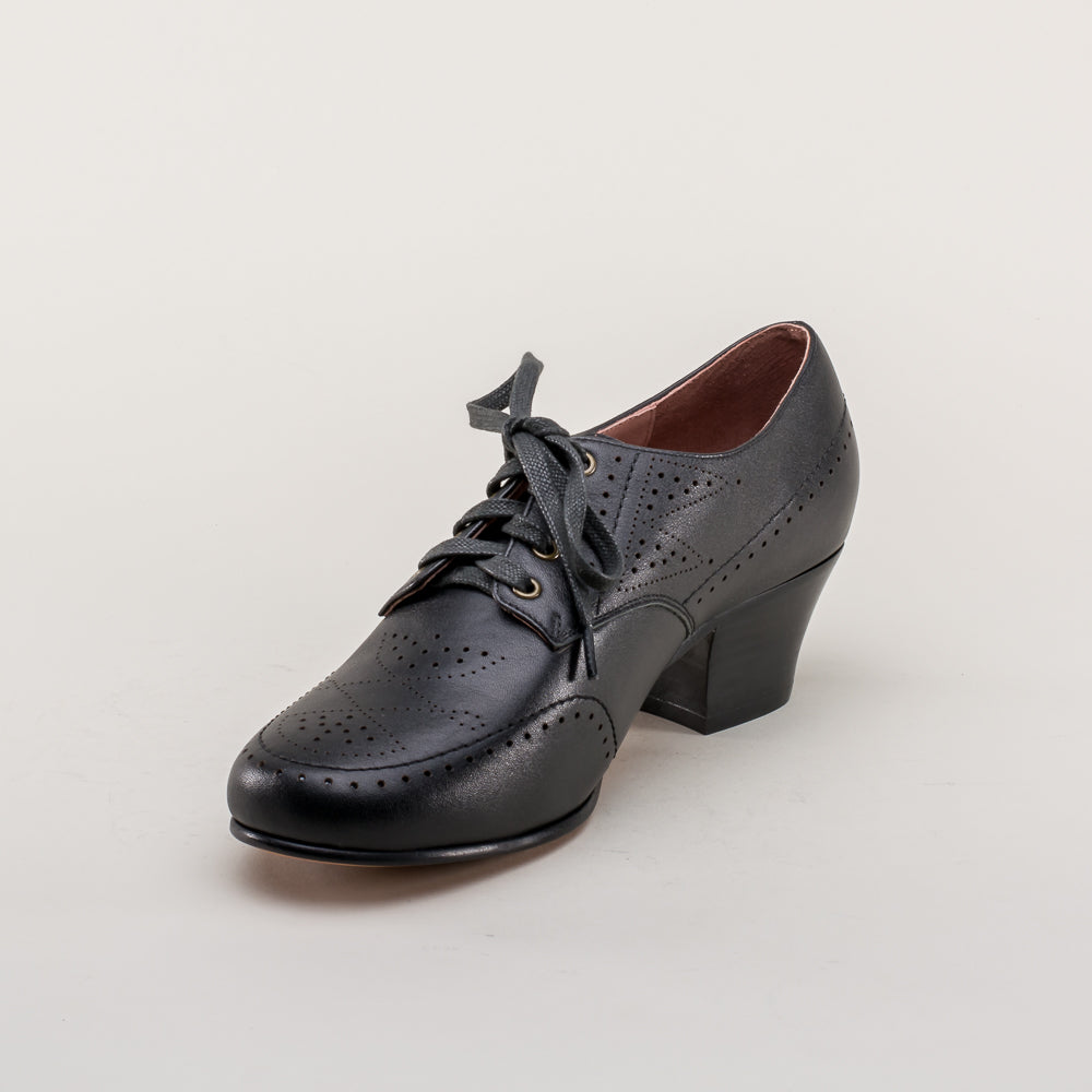 Claire 1940's Oxfords Wide (Black)