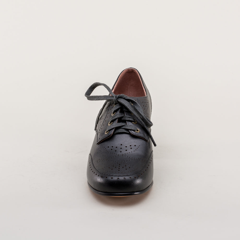 Claire 1940's Oxfords Wide (Black)