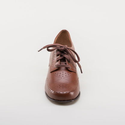 Claire 1940's Oxfords Wide (Brown)