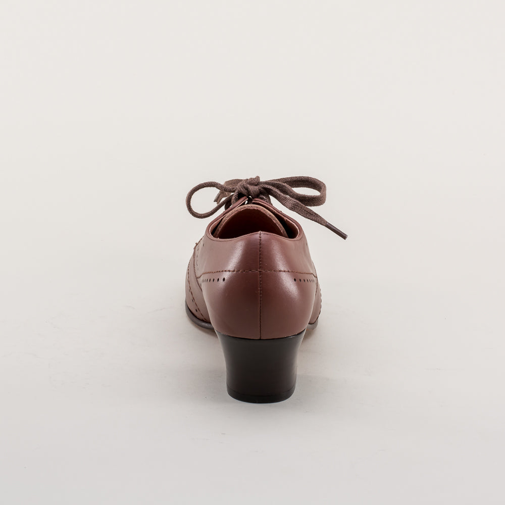 Claire 1940's Oxfords Wide (Brown)
