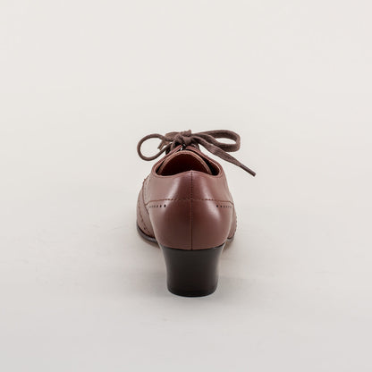 Claire 1940's Oxfords Wide (Brown)