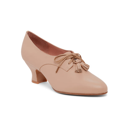 PRE-ORDER Cordelia Edwardian Oxfords (Almond)