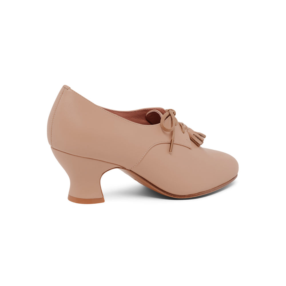 PRE-ORDER Cordelia Edwardian Oxfords (Almond)