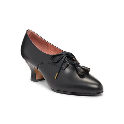 PRE-ORDER Cordelia Edwardian Oxfords Wide (Black)