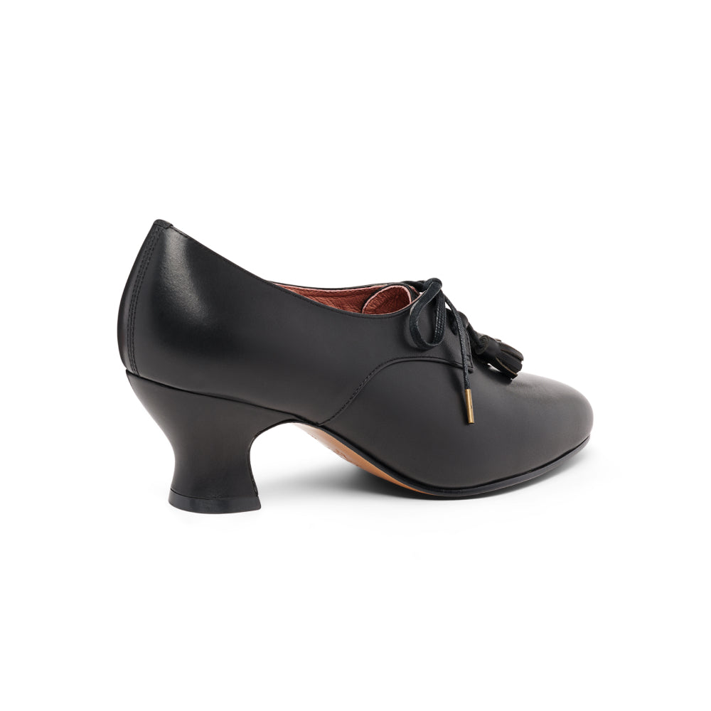 PRE-ORDER Cordelia Edwardian Oxfords Wide (Black)