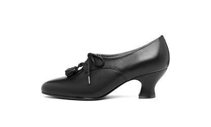 PRE-ORDER Cordelia Edwardian Oxfords Wide (Black)