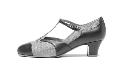 Doris 1920s Pumps (Brown/Tan)