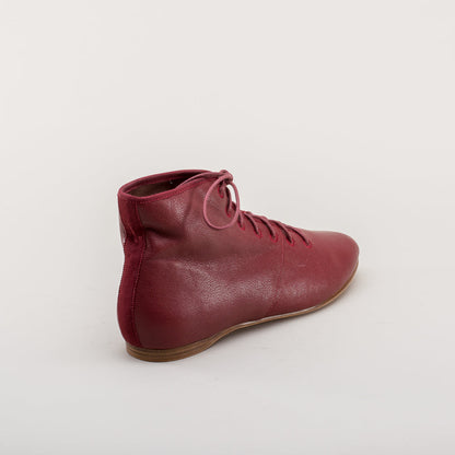 Emma Regency Leather Boots (Oxblood)